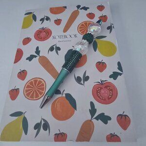 Fringe Studios 6x8.25" Notebook for Notes + PenGwensPosh Pretty Pen Set